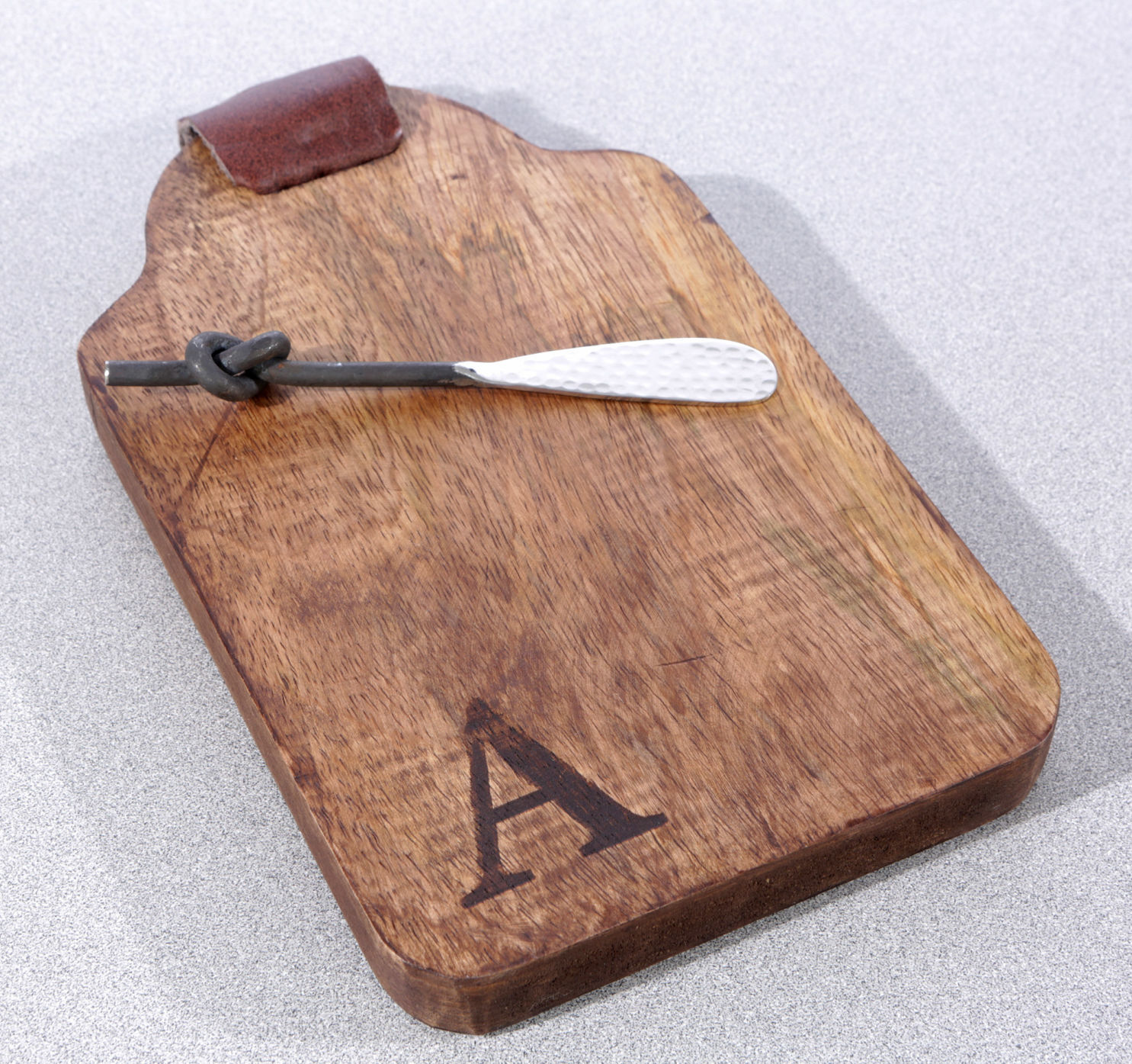 Monogrammed cheese board